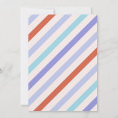 Paarse Foliage Holly Berries - kerstkaart Kaart (Achterkant)