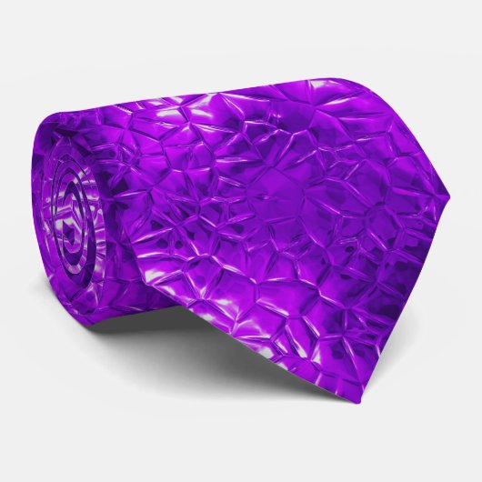 paarse folie abstract stropdas (Opgerold)