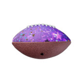 Paarse folie achtergrond met sterren american football (Gedraaid 270)