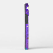 Paarse folie achtergrond met sterren Case-Mate iPhone case (Achterkant / Rechts)