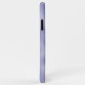 Paarse Folie monogram modern script Case-Mate iPhone Case (Achterkant/rechts)