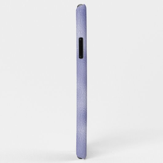 Paarse Folie monogram modern script Case-Mate iPhone Case (Achterkant/rechts)