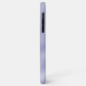 Paarse Folie monogram modern script Case-Mate iPhone Case (Achterkant/links)