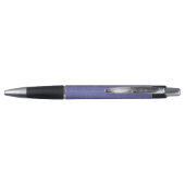 Paarse Folie monogram modern script Pen (Achterkant)