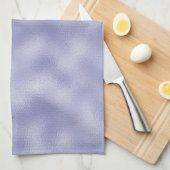 Paarse Folie monogram modern script Theedoek (Quarter Fold)