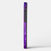 Paarse folieachtergrond met sterren Case-Mate iPhone case (Achterkant / Links)