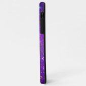 Paarse folieachtergrond met sterren Case-Mate iPhone case (Achterkant/links)