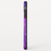 Paarse folieachtergrond met sterren Case-Mate iPhone case (Achterkant/links)
