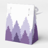 Paarse Forest Range Woodland bruiloft gunst box Bedankdoosjes (Achterkant)