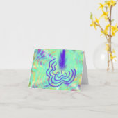 Paarse fortuinkunst dankzij moderne profetische ku kaart (Gele Bloem)