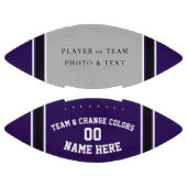 Paarse Foto gepersonaliseerd Football of Uw KLOREN (Panelen)