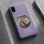 Paarse Foto iPhone 16 Hoesje