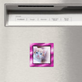 Paarse Foto Lijst Magnet (Insitu (Vaatwasser))