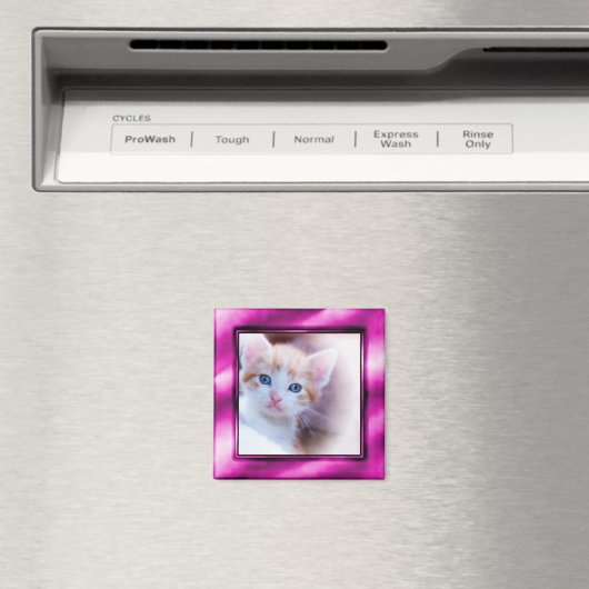 Paarse Foto Lijst Magnet (Insitu (Vaatwasser))