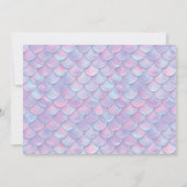 Paarse foto Onze kleine zeemeermin Alle leeftijden Kaart (Achterkant)