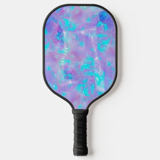 paarse foto pickleball paddle (Voorkant)