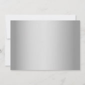 Paarse fotobruiloft save the date (Achterkant)