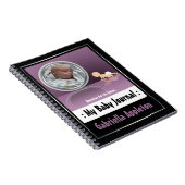 Paarse fotoreflectie - Mijn Baby Notitieboek (Rechterzijde)