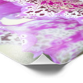 Paarse Foxglove in Full Bloom Foto Afdruk (Hoek)