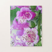 Paarse Foxglove in Full Bloom Legpuzzel (Verticaal)