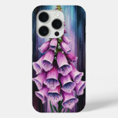 Paarse Foxglove-Waterverf Case-Mate iPhone Case (Achterkant)