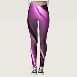 Paarse fractal Abstracte achtergrond Leggings