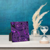 Paarse fractal fotoplaat (Insitu)