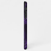 Paarse fractal iPhone hoesje (Linkerkant)