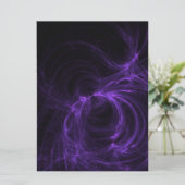 paarse fractal kaart (Staand voorkant)