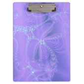 Paarse fractale ketens klembord (Voorkant)