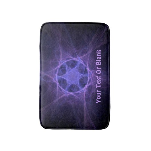 Paarse fractale ster van David Badmat (Voorkant Verticaal)