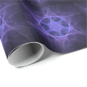 Paarse fractale ster van David Cadeaupapier (Rol Hoek)