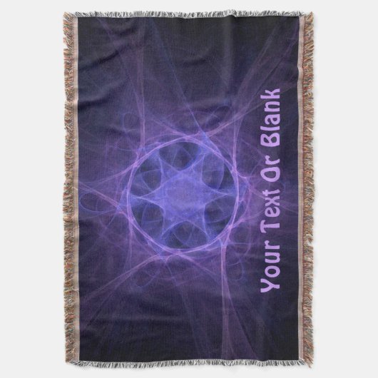 Paarse fractale ster van David Deken (Voorkant Verticaal)