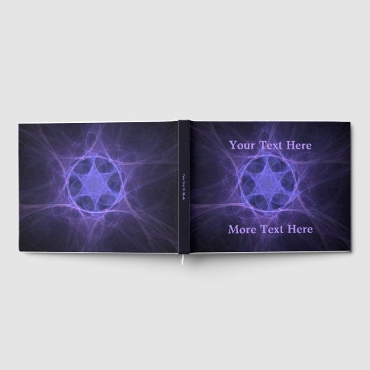 Paarse fractale ster van David Gastenboek (Volledig)