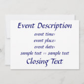 Paarse fractale ster van David Kaart (Achterkant)