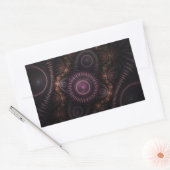 paarse fractale stickers (Envelop)