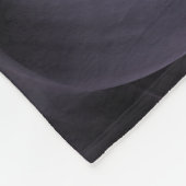 Paarse fractale ventilator fleece deken (Hoek)