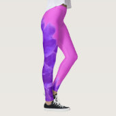 Paarse frambozenpatroon leggings (Rechts)