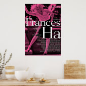 Paarse Frances Ha Poster (Keuken)