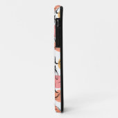 Paarse franjeaap Yoga seamless pattern 13 Case-Mate iPhone Case (Achterkant/links)
