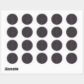 Paarse franjeaap Yoga seamless pattern 15 Ronde Sticker (Vel)