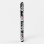 Paarse franjeaap Yoga seamless pattern 19 Case-Mate iPhone Case (Achterkant/rechts)