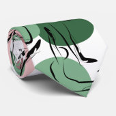 Paarse franjeaap Yoga seamless pattern 33 Stropdas (Opgerold)