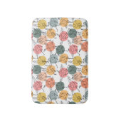 Paarse franjeaap Yoga seamless pattern 37 Badmat (Voorkant Verticaal)
