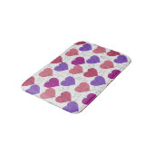 Paarse franjeaap Yoga seamless pattern 3 Badmat (Gekanteld)