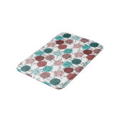 Paarse franjeaap Yoga seamless pattern 41 Badmat (Gekanteld)