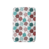 Paarse franjeaap Yoga seamless pattern 41 Badmat (Voorkant Verticaal)