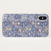 Paarse franjeaap Yoga seamless pattern 49 Case-Mate iPhone Case (Achterkant (horizontaal))