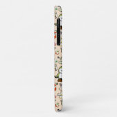 Paarse franjeaap Yoga seamless pattern 52 Case-Mate iPhone Case (Achterkant/links)