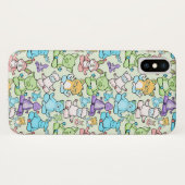 Paarse franjeaap Yoga seamless pattern 63 Case-Mate iPhone Case (Achterkant (horizontaal))